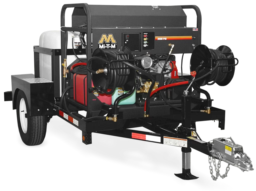 Single Axle Mobile Wash Trailer