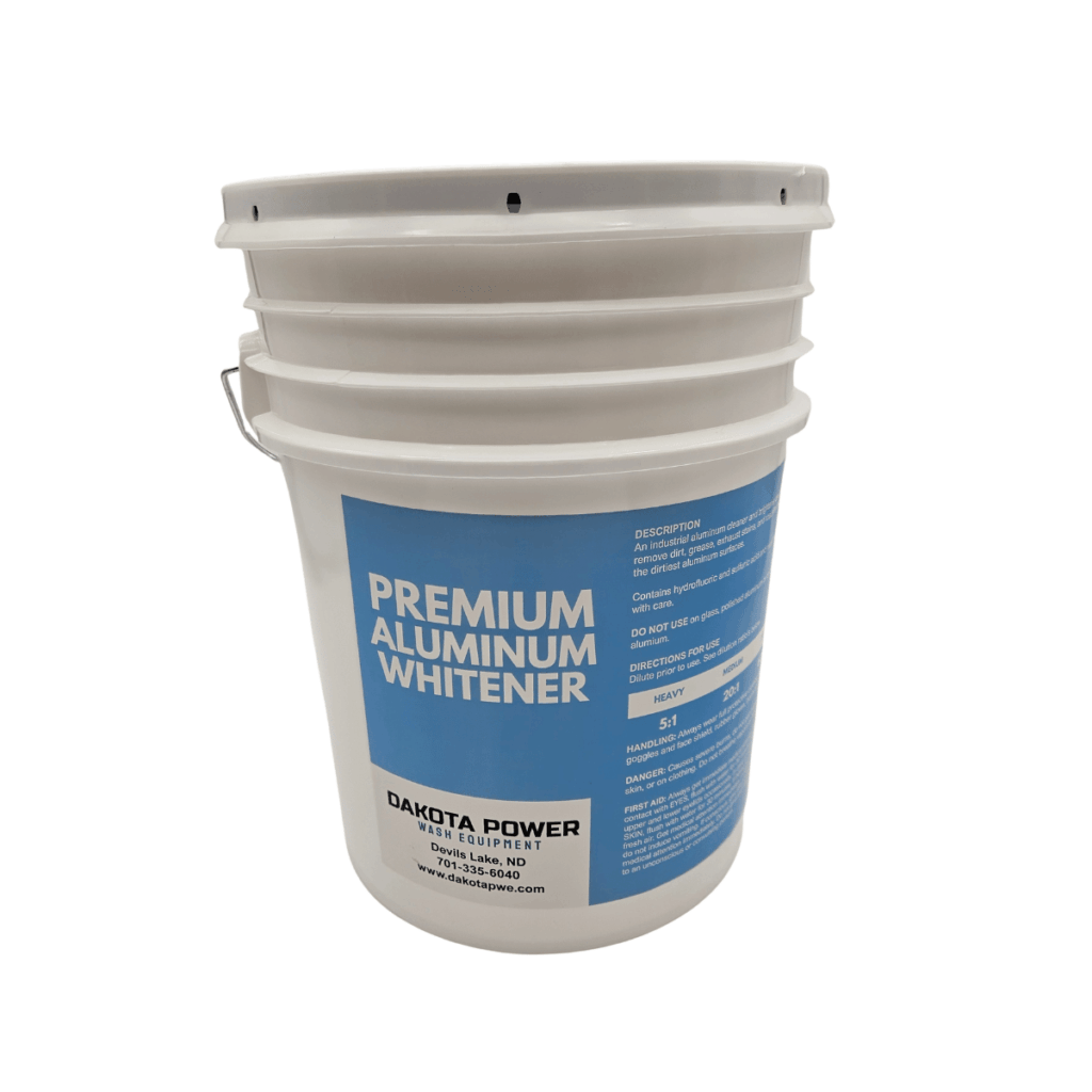 Aluminum whitener soap