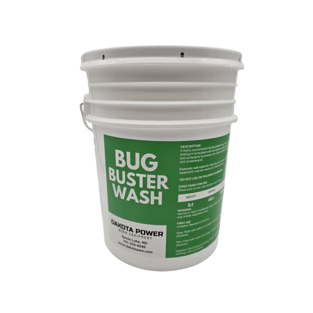 Bug buster soap for pressure washing
